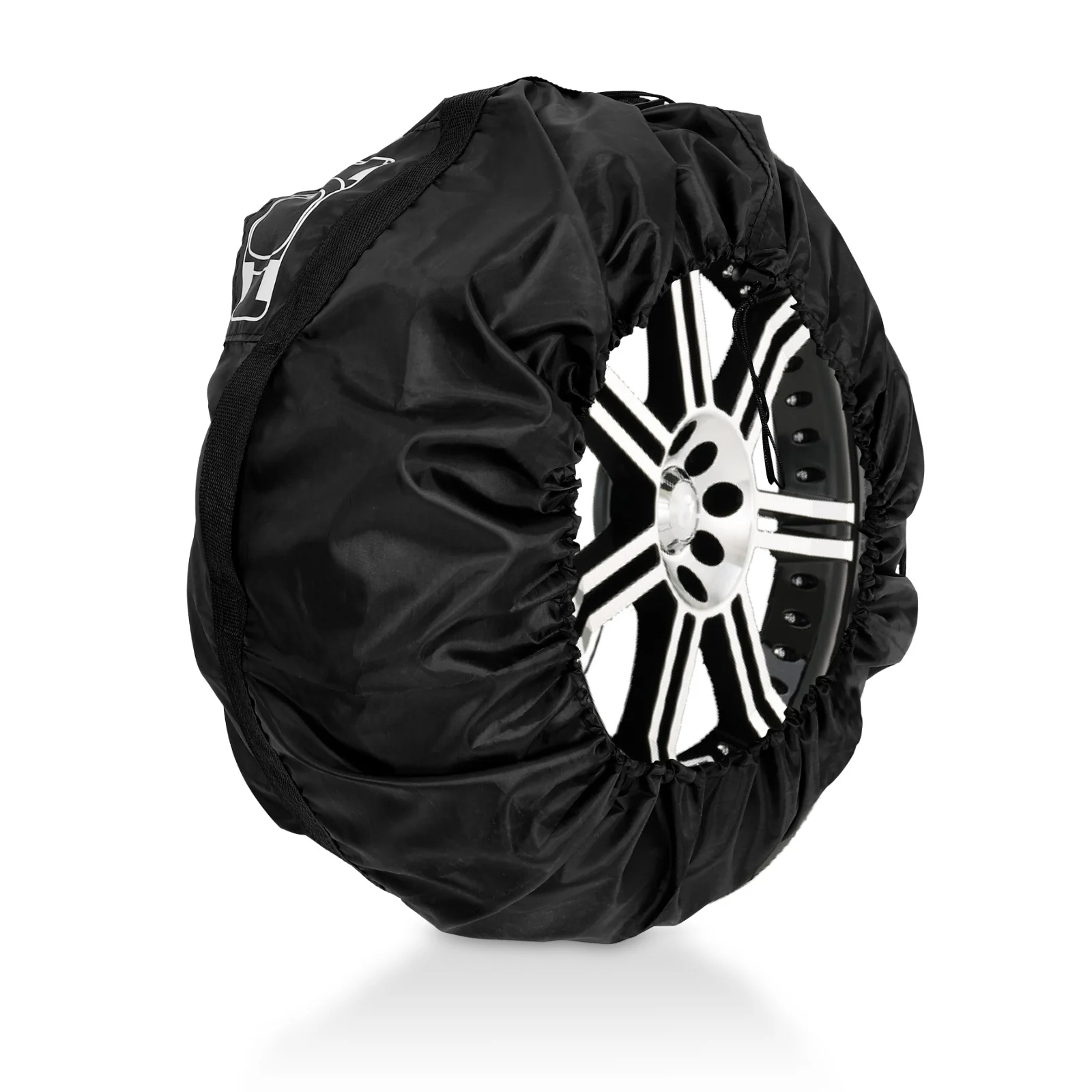 Autoreifenabdeckung, robust, 190T Polyester, LKW-Radschutz, für Wohnmobil, Anhänger, Reifenabdeckung, Schnee, Aufbewahrungstasche, leicht, tragbar