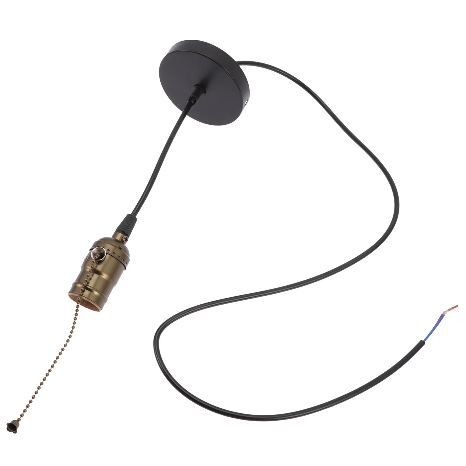 

Retro Pendant Lamp Holder E27 Light Bulb Socket with Cable for Bedroom Decor Lighting Aluminum Adapter Fixtures