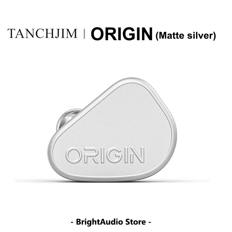 

TANCHJIM ORIGIN Matte Silver DMT5 Dynamic Driver In-Ear Earphone IEM HiFi Music Earbuds Highly Pure Wire 0.78mm Wired Headset