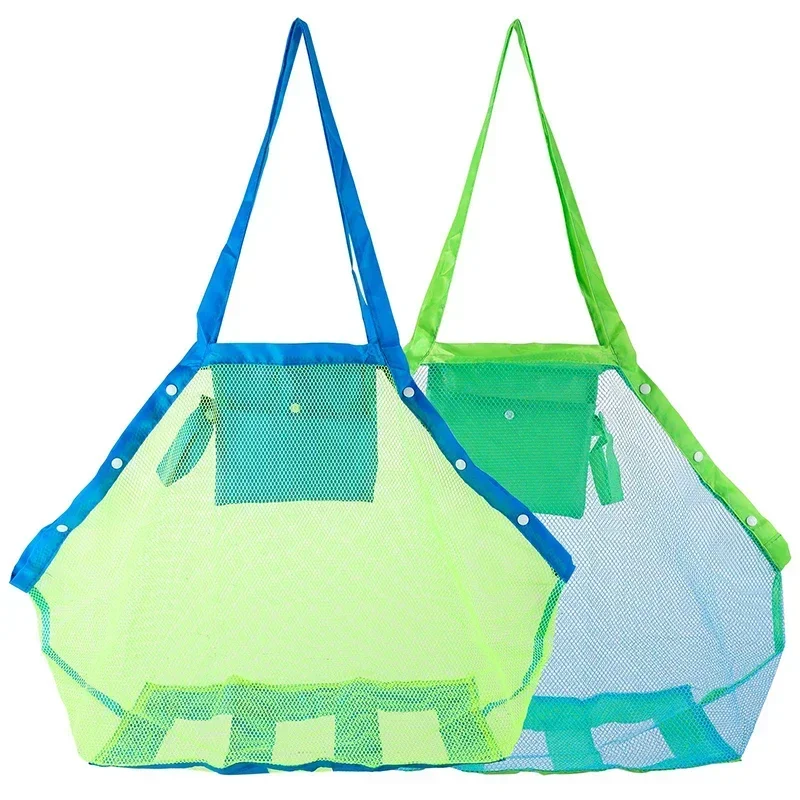 

Children Sand Away Protable Mesh Bag Kids Bath Toys Storage Bags Swimming Large Beach Bag for Towels Women Cosmetic Makeup Bag