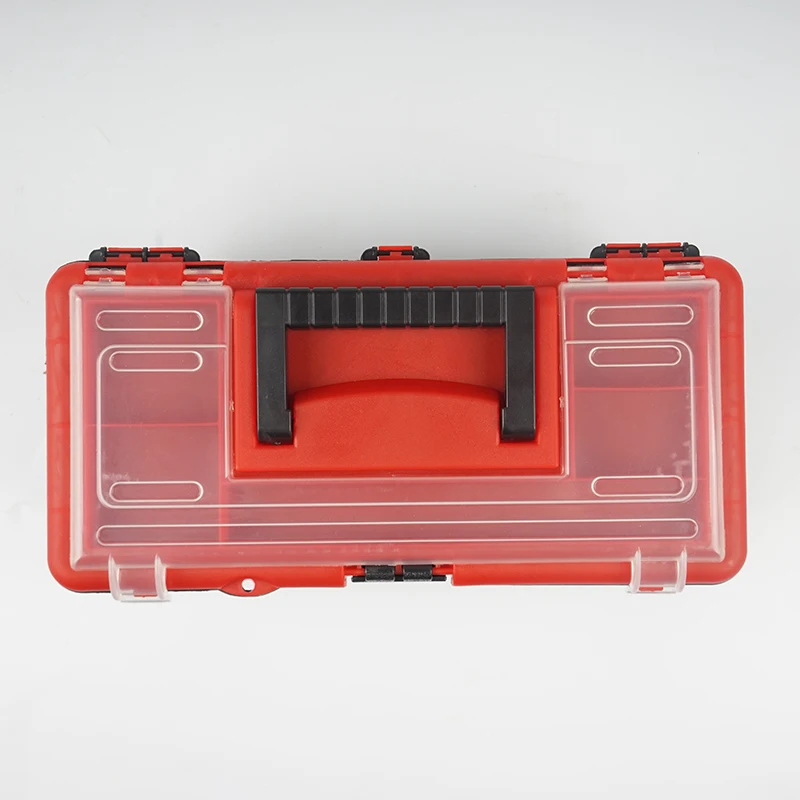 12-Inch Multifunctional Plastic ABS Tool Storage Box with Handle Portable Tool Organizer,Multi-Use for Car and Home