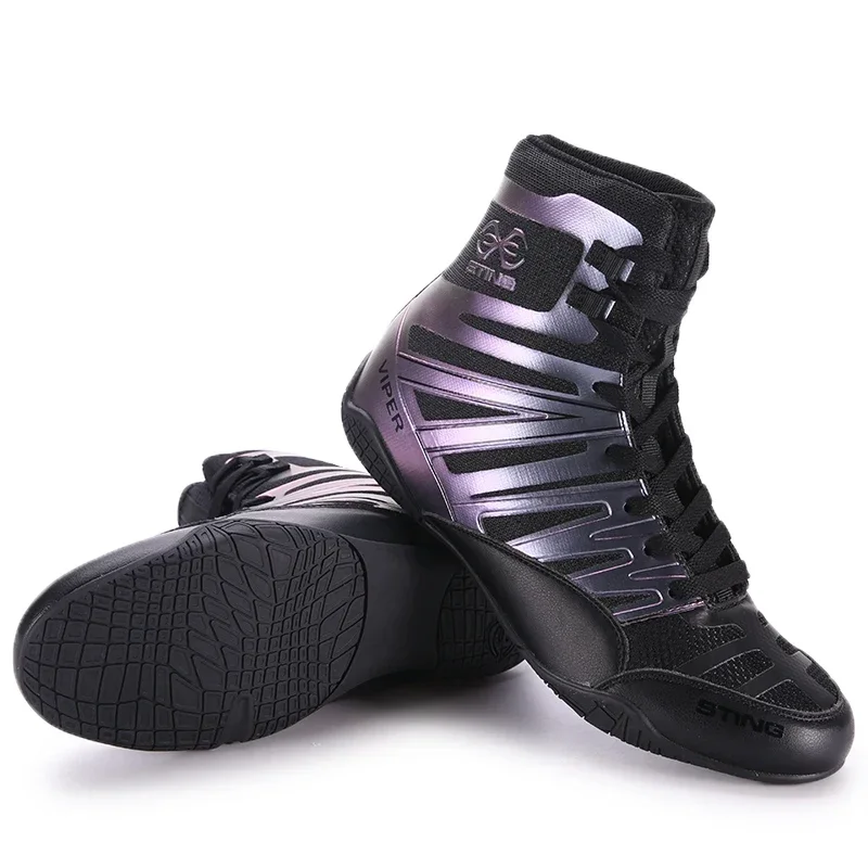 Nowe buty bokserskie męskie luksusowe trampki lekkie bokserskie obuwie wygodne kulturystyki Wrestling Squat Boots