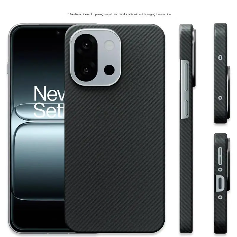 Для oneplus 13s чехол кевлар 600d карбоновое арамидное волокно magsafe ультратонкий жесткий чехол 13t магнитный черный тонкий свет черный красный