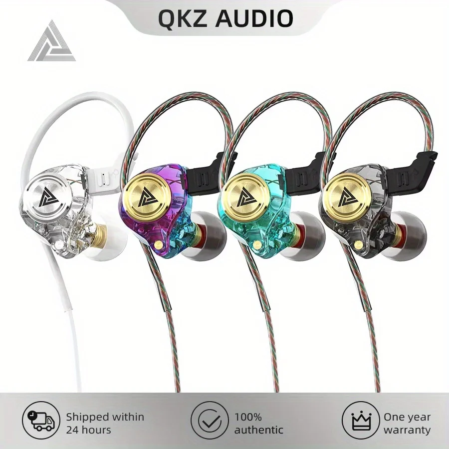 QKZ AK3 FiLe Pro Earphones Bass Earbuds In Ear Monitor Headphones Sport Noise Cancelling HIFI Headset New Arrival!,Gifts for Men,Christmas Gifts