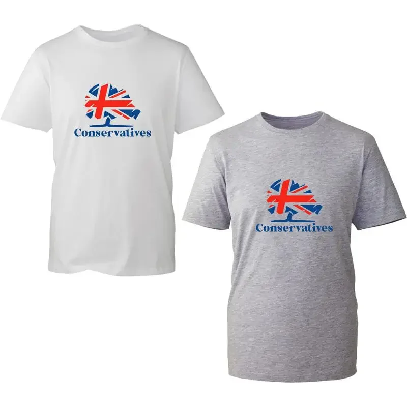 Conservatives Party Logo T Shirt Political Uk Election Top