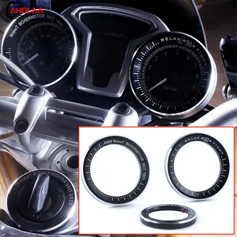 오토바이 속도계 테코미터 점화 잠금 키 링 커버 장식, BMW R 나인 T R9T R1200R 1200 2014 2015 2016
