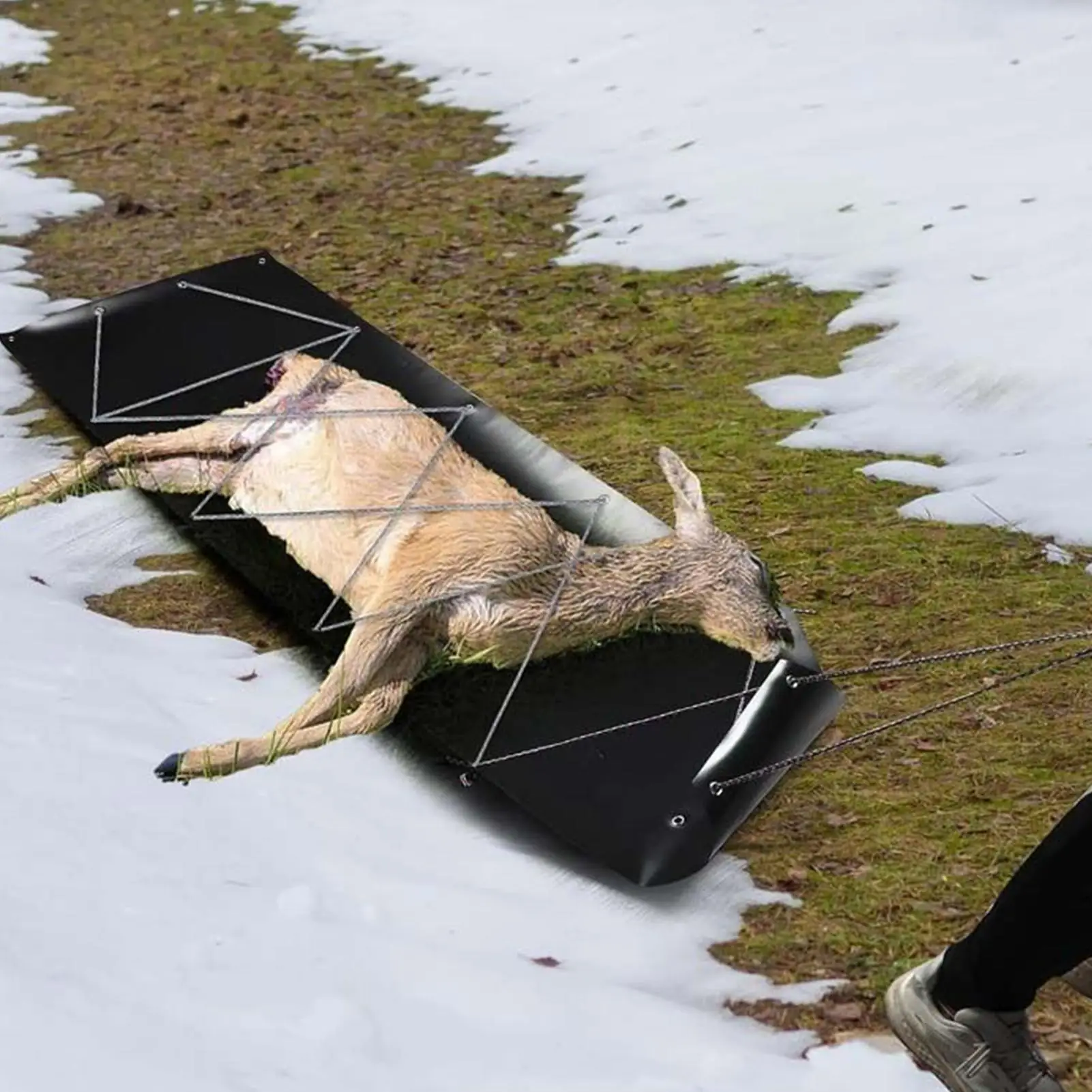 

Охотничьи сани, универсальная игра, линейка с веревкой, уличное оборудование, тележка-слайдер для охотника, рыбака, бревенчатый трофей, перетаскивание