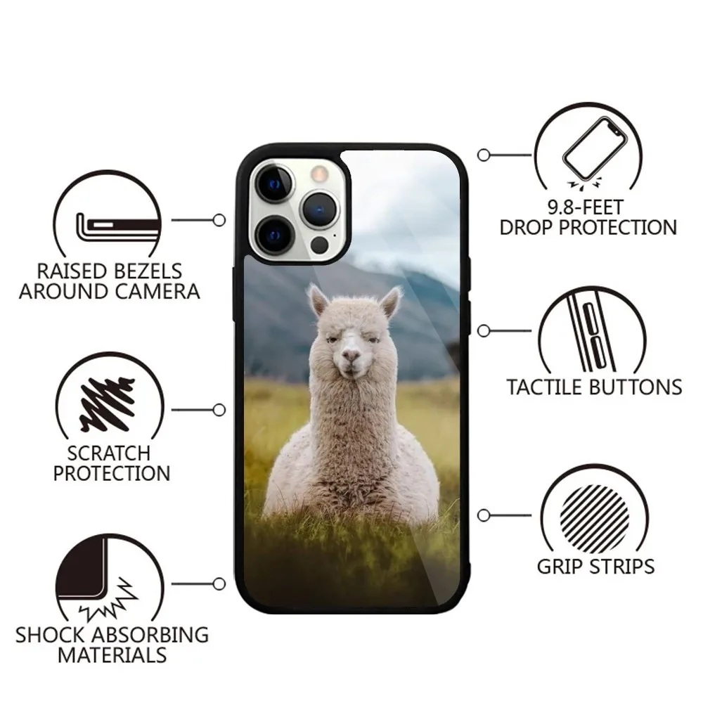 Lama Llama Alpaca Phone Case Strong Magnetic For IPhone 15,14,13,Pro,Max,Plus,11,12,Mini For Magsafe Wireless Charging