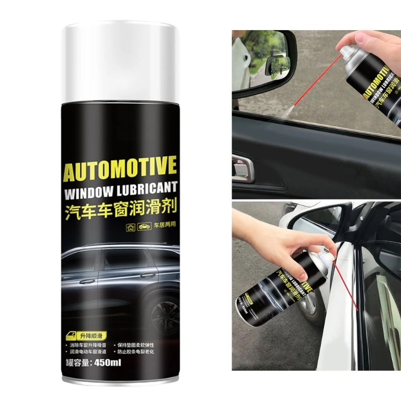 450ml Car Window Automotive Electric Window Door Rubber Maintenance Tool Window Eliminates Noise D7YA