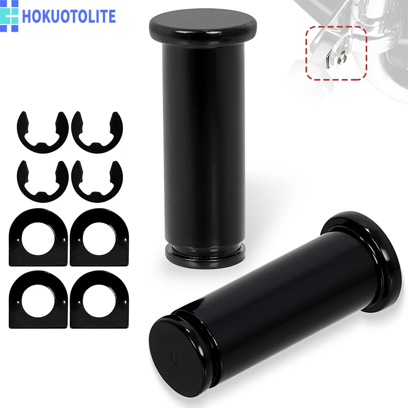 

Foot pedal mounting pins and washer kits for Harley Touring, Dyna, Sport, 883, 1200, Softail, and FLSTC models.