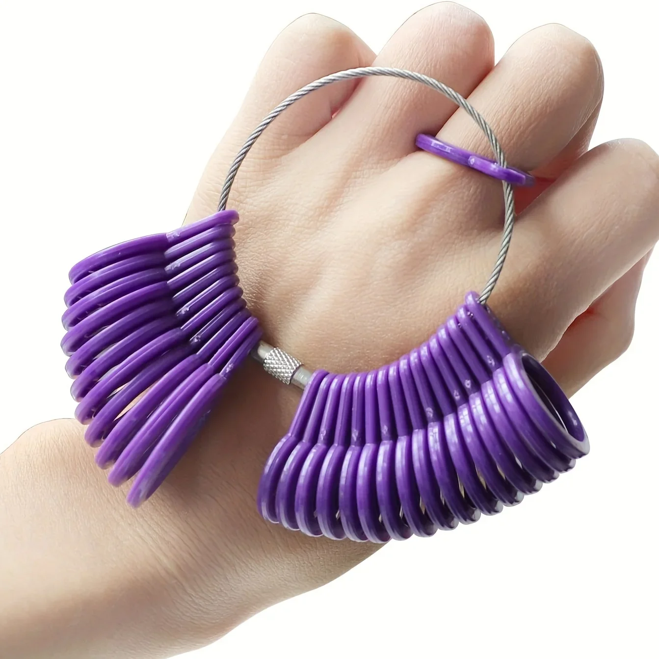 

Профессиональный набор размеров колец в половину размера США 1–13, измерительные инструменты для измерения размеров пальцев и ювелирных изделий для изготовления колец, британские размеры A-Z