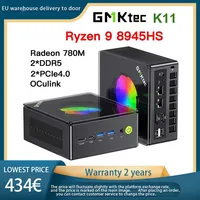 GMKtec K11 Ryzen 9 8945HS Gaming Mini PC Radeon 780M Windows 11 Pro DDR5 32GB 1TB SSD WIFI6 BT5.2 2.5GLan MINI PC Gamer Computer