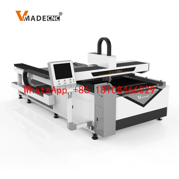 Laser Cutting Machine 500W-2000W  Low Price Metal Cutter with 1300*2500mm Work Area