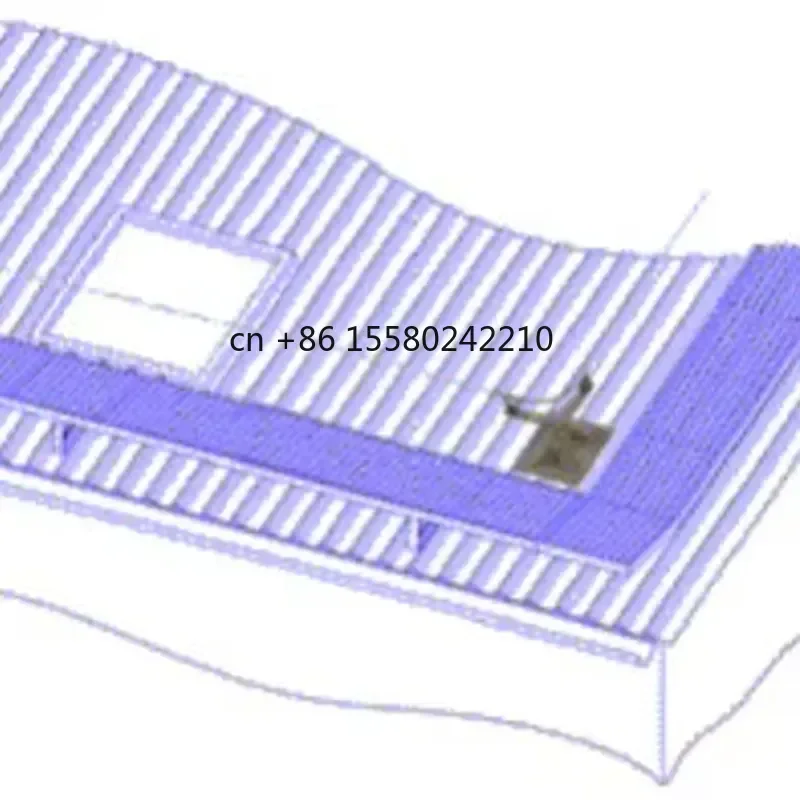 for Customized Self Retracting E Roll Roof Lifeline Fall Protection System All Roof Materials 400kg Stainless Steel 5m
