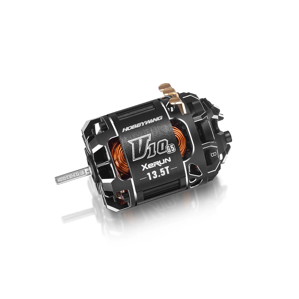 HobbyWing XeRUN V10 G5 Torque 13.5T 17.5T Sensored Brushless Motor Black For 1/10 1/12 RC STOCK Racing Competition