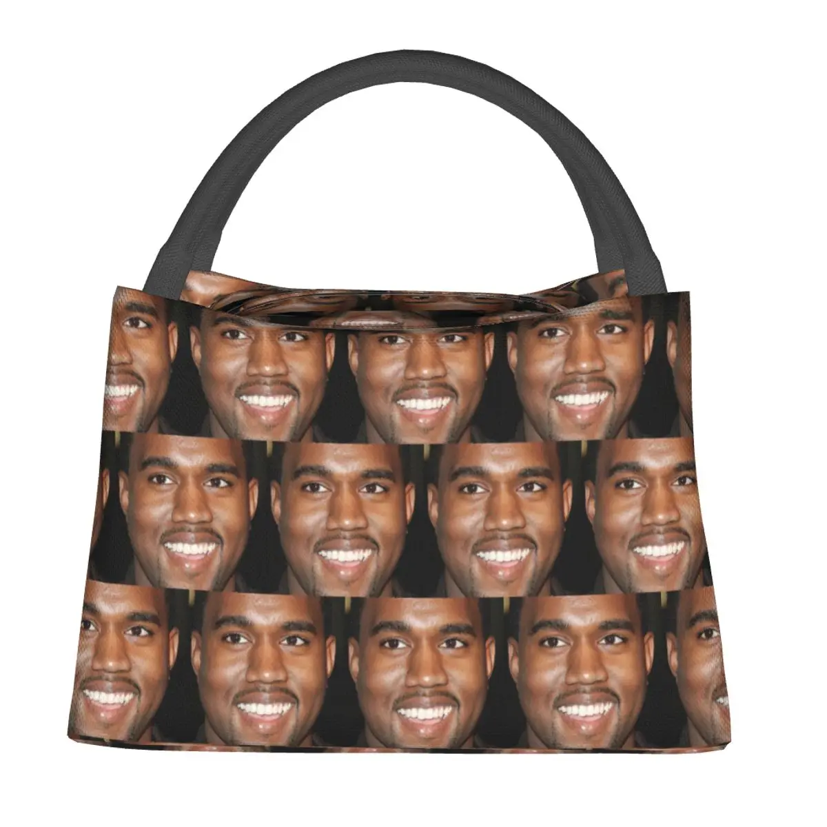 

Funny Kanye West Meme Insulated Lunch Bag for Women Children Leakproof Food Boxes Thermal Lunch Box Tote