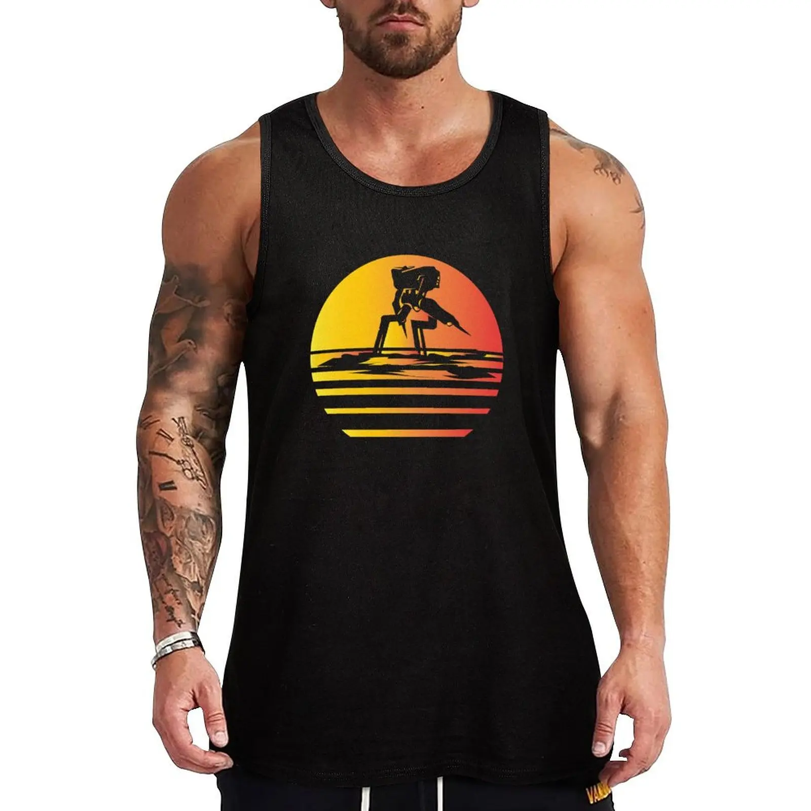 

Scythe Synthwave - Board Game Inspired Graphic - Tabletop Gaming - BGG Tank Top gym t shirt men summer clothes men 2025