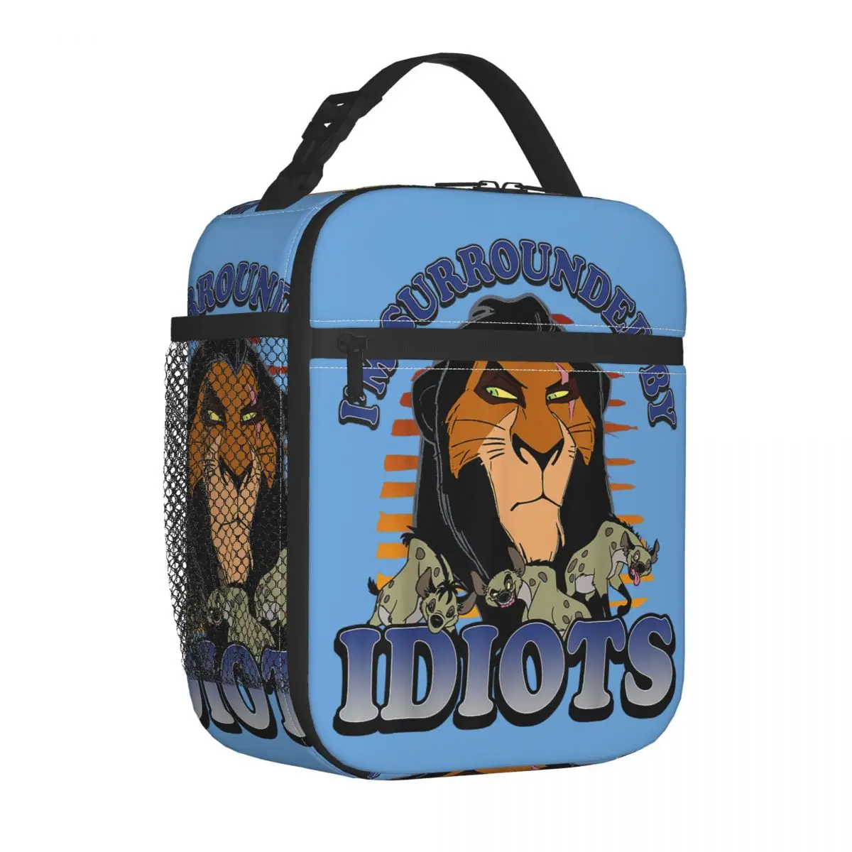 

The Lion King Insulated Lunch Bags Large Scar Surrounded By Idiots Meal Container Bag Tote Lunch Box School Food Storage Bags