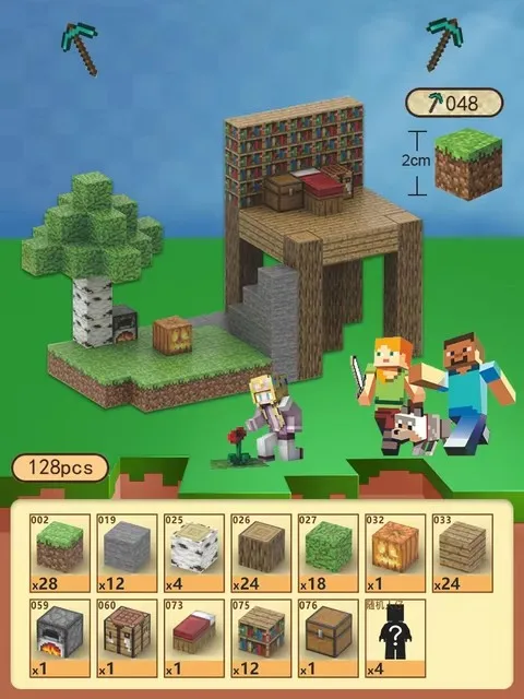 128pcs without box