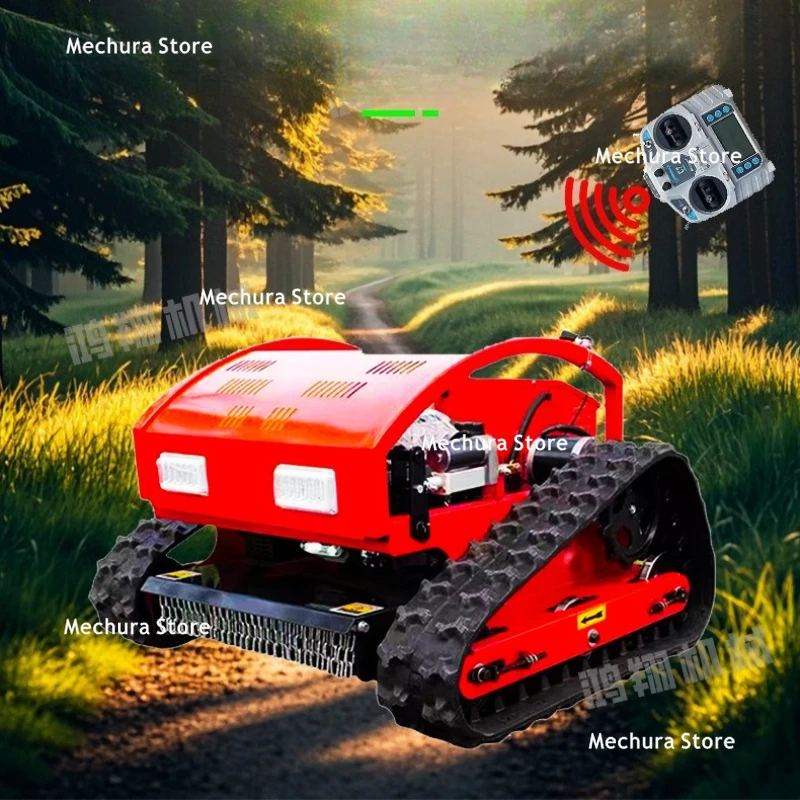 

Intelligent Remote Control Lawn Mower Four-flush Program High Power Powered Crawler Lawn Mower Small Equipment Tosaerba JT