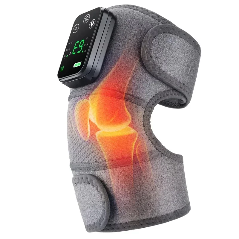 2026/Best sales Wireless Knee Massager Hot Compress for Effective Physiotherapy and Pain Relief