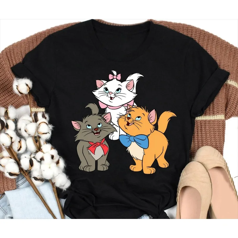 

Disney Cat Adventure Shirts, Mary, Duchess and Toulouse Shirts, Disneyland Travel Gifts, Unisplendour Adult Children's T-shirts