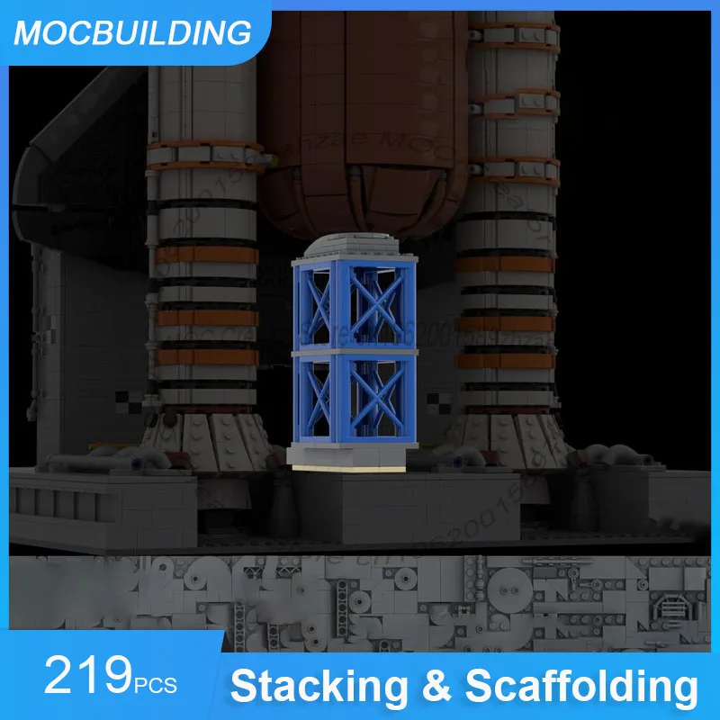 Stacking & Scaffolding MOC Building Blocks DIY Assemble Bricks Space Shuttle Discovery Collection Creative Toys Gifts 219PCS
