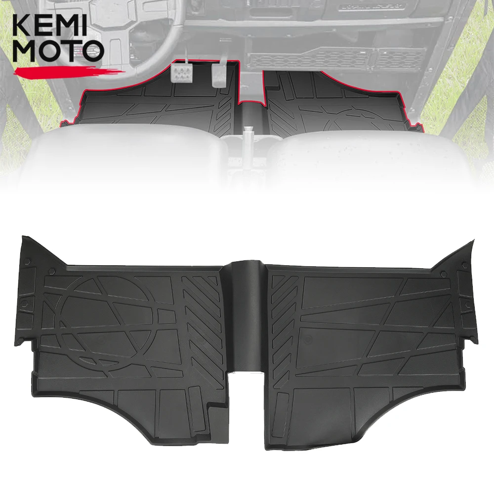 

KEMIMOTO TPE Front Mats Floor Mat Anti-Slip UTV 2889186 Compatible with Polaris Ranger Ranger SP 570 / Crew SP 570 2022 2023