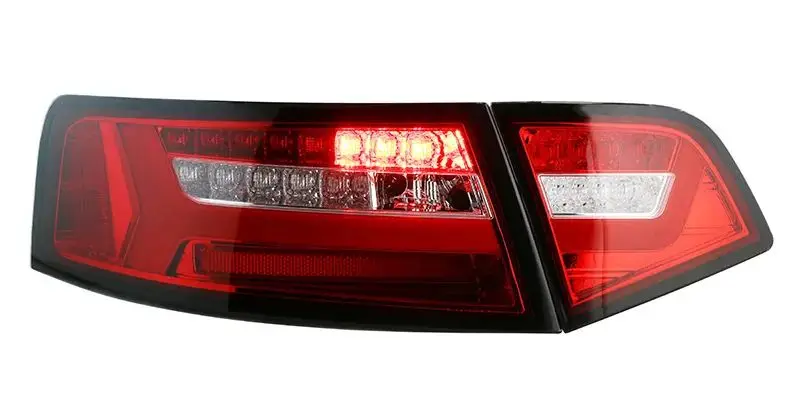 الترقية إلى مجموعة الضوء الخلفي LED الكاملة المعدلة عالية الجودة الضوء الخلفي لأودي A6L 2009-2012 التوصيل والتشغيل