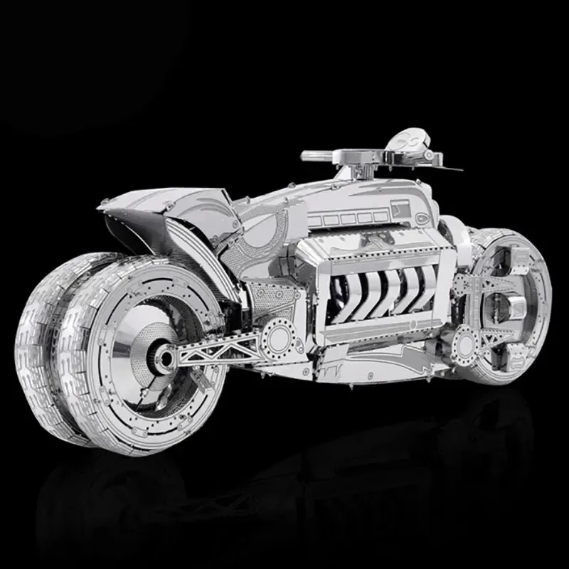 DIY 3D Metal Puzzle Concept Motorcycle Assembly Model Laser Cutting Jigsaw Puzzle Toys For Kids Adult Gifts