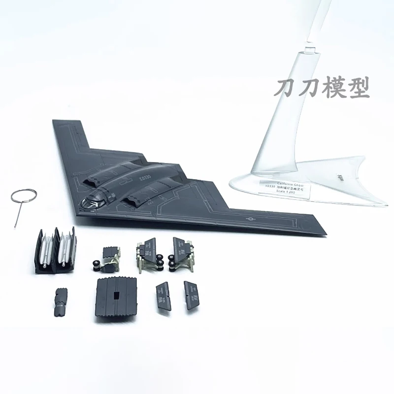 Diecast 1:200 Scale B-2A B2 Stealth Bomber Alloy Plane Airplane Aircraft Model Collected Hobby Toy Child Gift