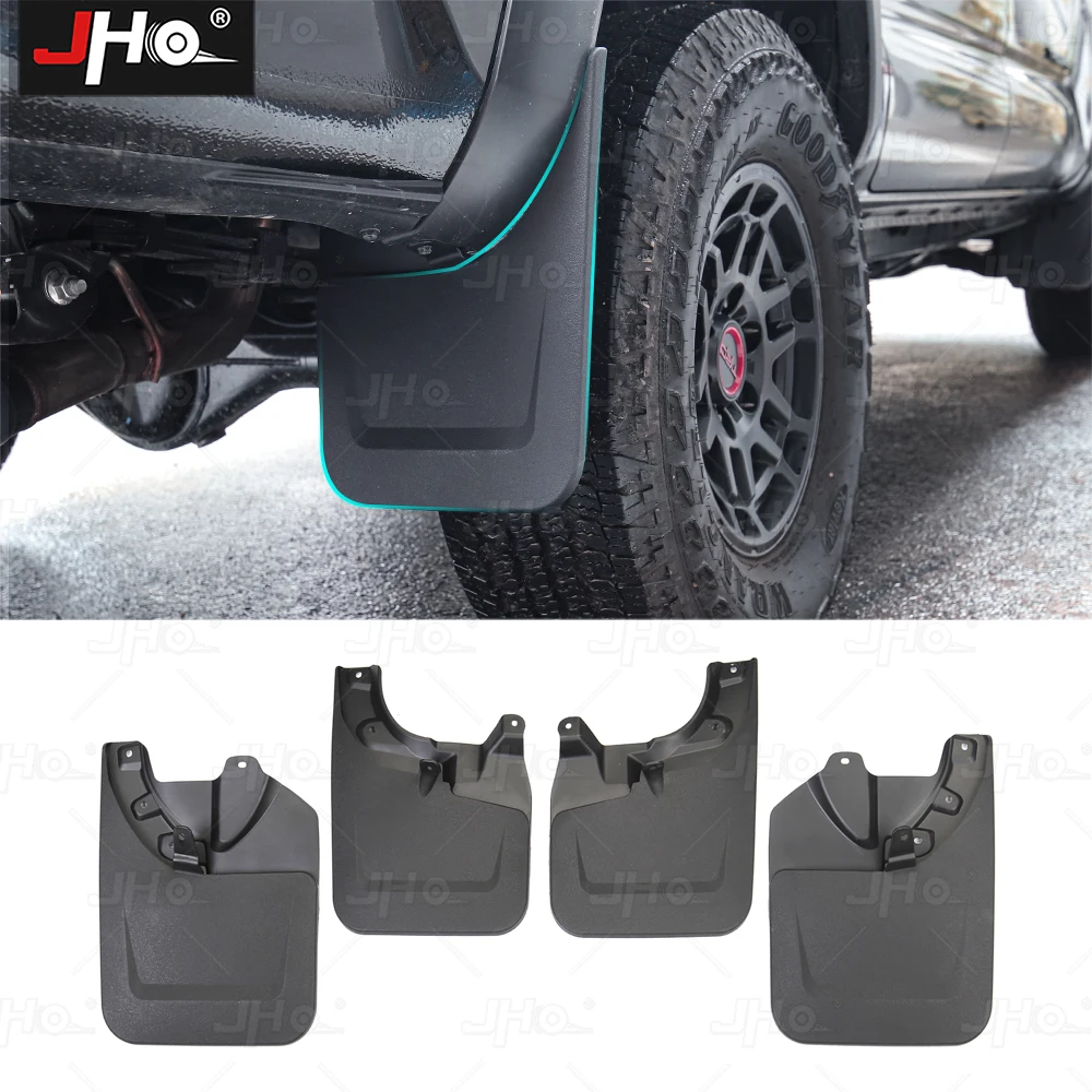 JHO Mudguard Mud Flaps Splash Guards Wheel Fender Custom Fit For Toyota Tacoma 2021 2022 2023 Exterior Accessories