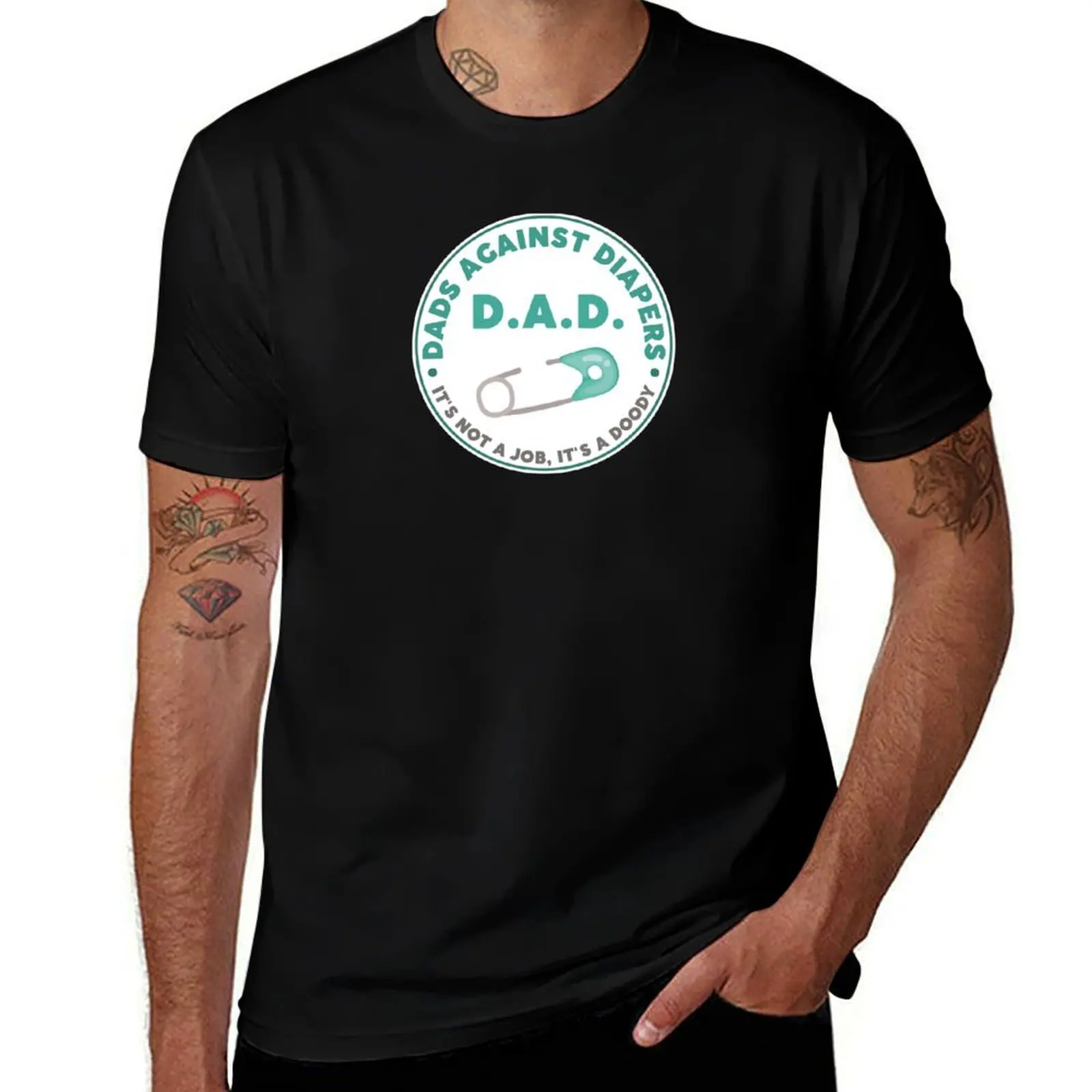 

D.A.D. DADS AGAINST DIAPERS, IT'S NOT A JOB, IT'S A DOODY T-Shirt t shirts for man graphic cars man t shirt graphic