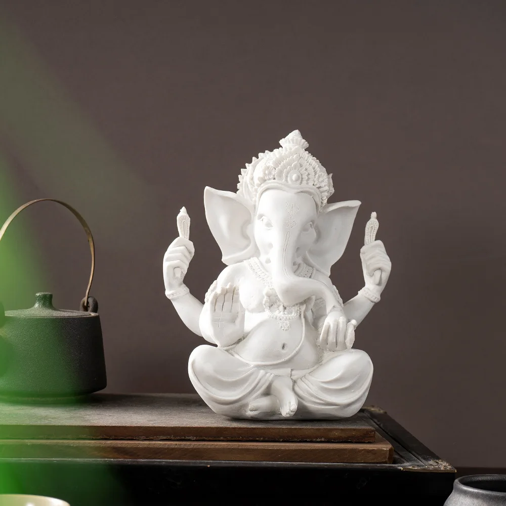 جنوب شرق آسيا غانيشا زخرفة التايلاندية نمط زن الهندي الفيل الله سطح المكتب الحرفية الديكور ديكورات المنزل ديكور المنزل #4