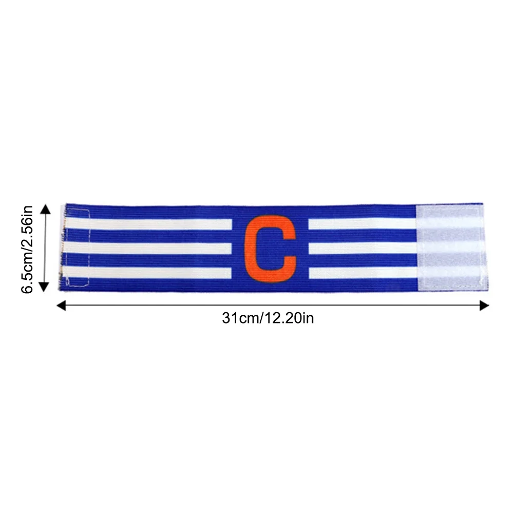 Football Captain Armband Adjustable Soccer Player Captain Group Armband With Touch Fastener Stripe Arm Band For Football Captain