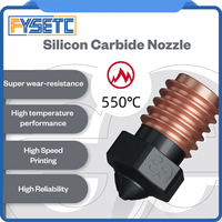 FYSETC Phaetus Silicon Carbide V6 Nozzle Temperature Resistance 550℃ Nozzles Suitable Every Material for Voron Vzbot Prusa