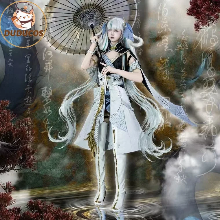 

Wuthering Waves Thawborn Renewal Jinhsi Cosplay Costume Jinzhou Magistrate Jinhsi Dress Women Halloween Party Outfit