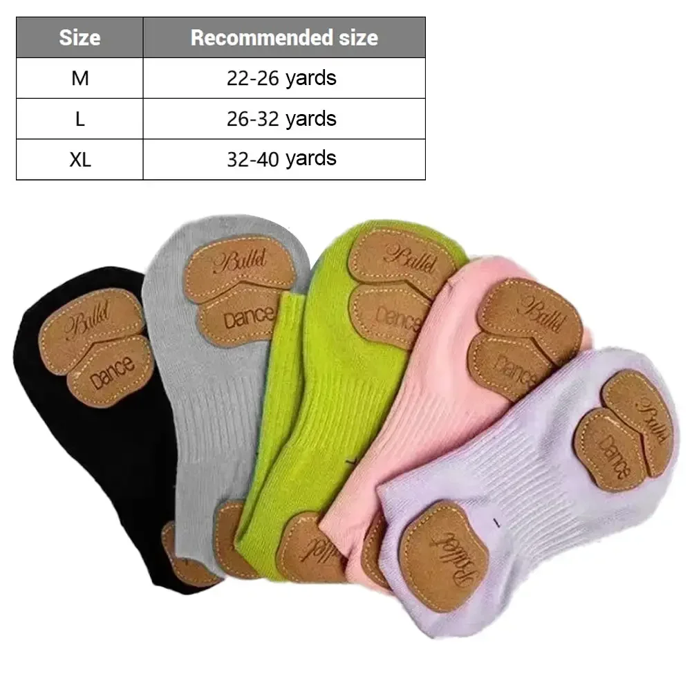 Chaussettes de Yoga de danse moderne antidérapantes pour filles, femmes et hommes, chaussettes de Ballet, Pilates, Yoga, bas de danse pour enfants et adultes