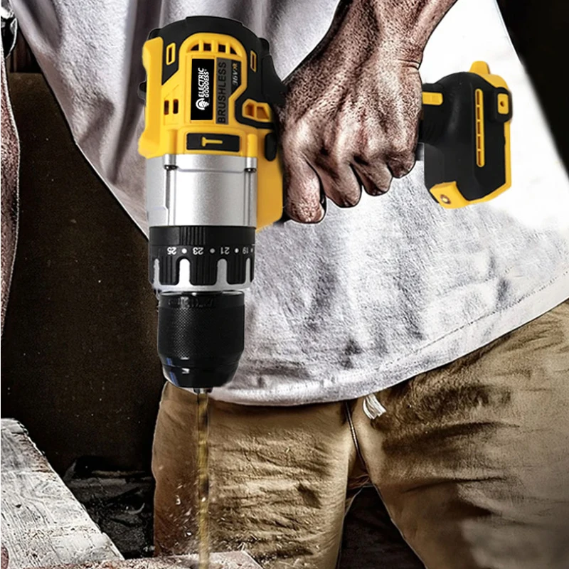 Electric Goddess DCD792 Cordless Small Electric Drill/Driver 20V Brushless Compact Screwdriver Power Tool for Dewalt Battery