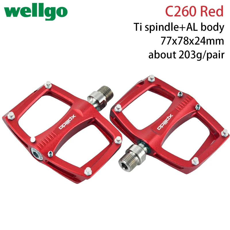 Wellgo Xpedo C260/C241/M079/KCF01AC Bike Pedal Lightweight