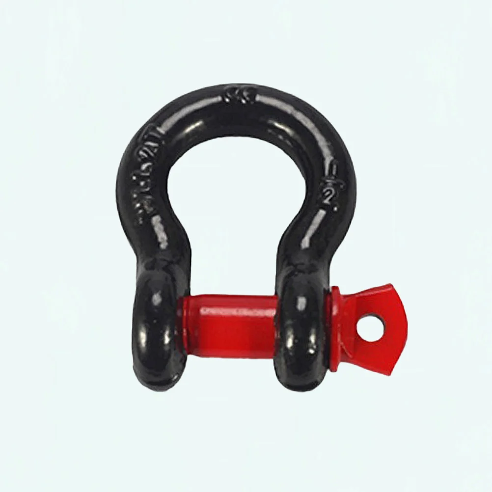 U Type Soft Trailers Trailer Straping Chain Hook Heavy Duty 2T Steel Trailer Ring Racing Trailer Strap Hook