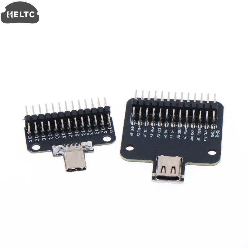 TYPE-C Male And Female Header Test Board Double-sided Positive And Negative Insertion Row Pin 24P Male To Female USB3.1 Adapter