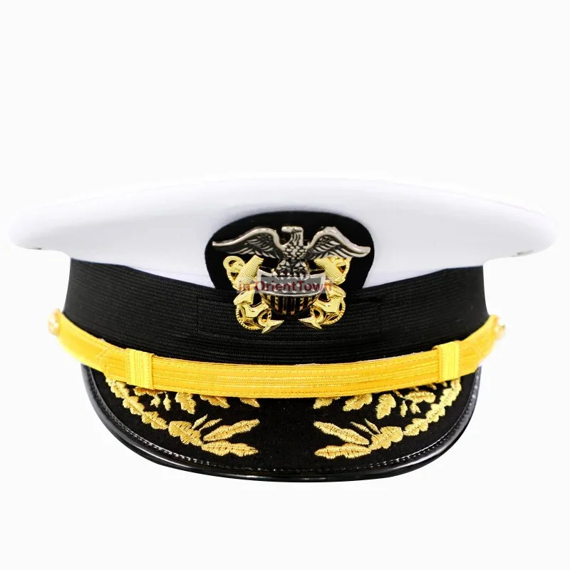 Ternos da marinha jaqueta + calças américa e europa tendência branco smoking uniforme regular masculino desempenho da marinha uniforme do exército branco