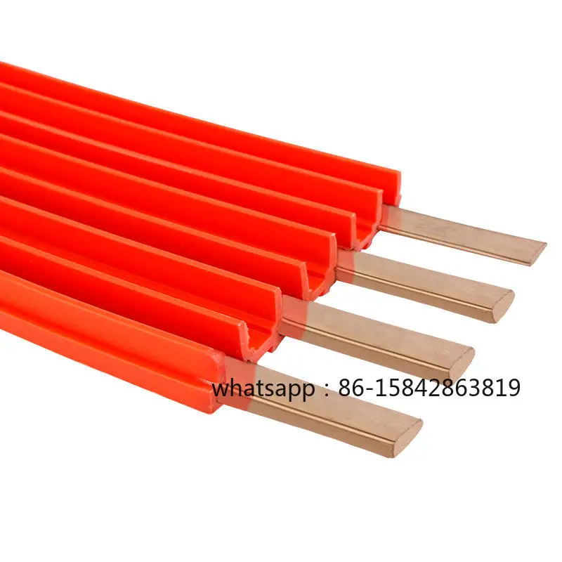 

Бесшовная контактная линия для передвижных механизмов, токопроводящая шина, 3-полюсная 4/6P бесшовная безопасная контактная линия для кранов, скользящая линия для кранов