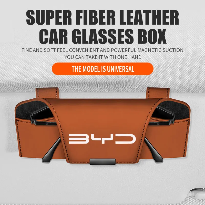 BYD السيارات سيارة نظارات كليب الشمس قناع النظارات الشمسية نظارات حالة تخزين السيارة الداخلية سيارة سيارة المنتجات الداخلية نظارات Fra