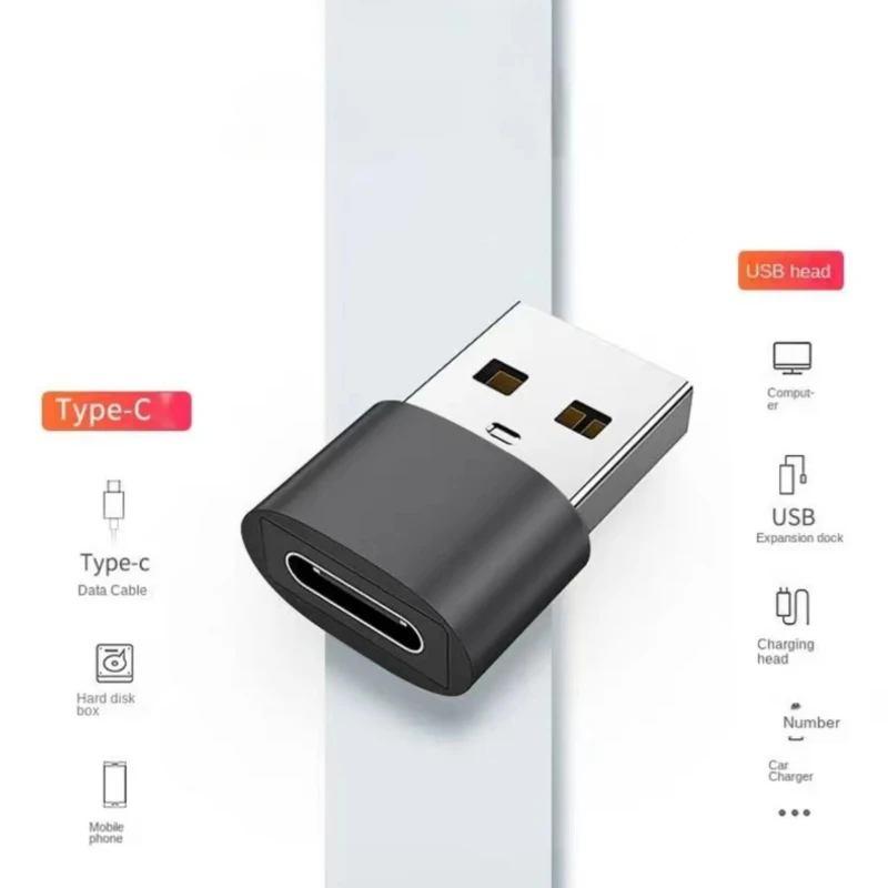 2Pcs USB To Type C OTG Adapter USB USB-C Male To Micro USB Type-c Female Converter For Macbook Samsung S20 USBC OTG Connector 2P