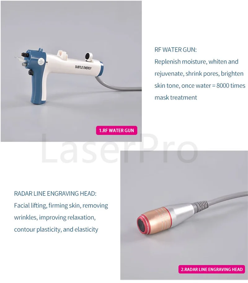 1/2 Handle Anti-aging Water Meso Machine Professional RFrequency Mesotherapy Machine Facial Skin Lifting Rejuvenation Tighten