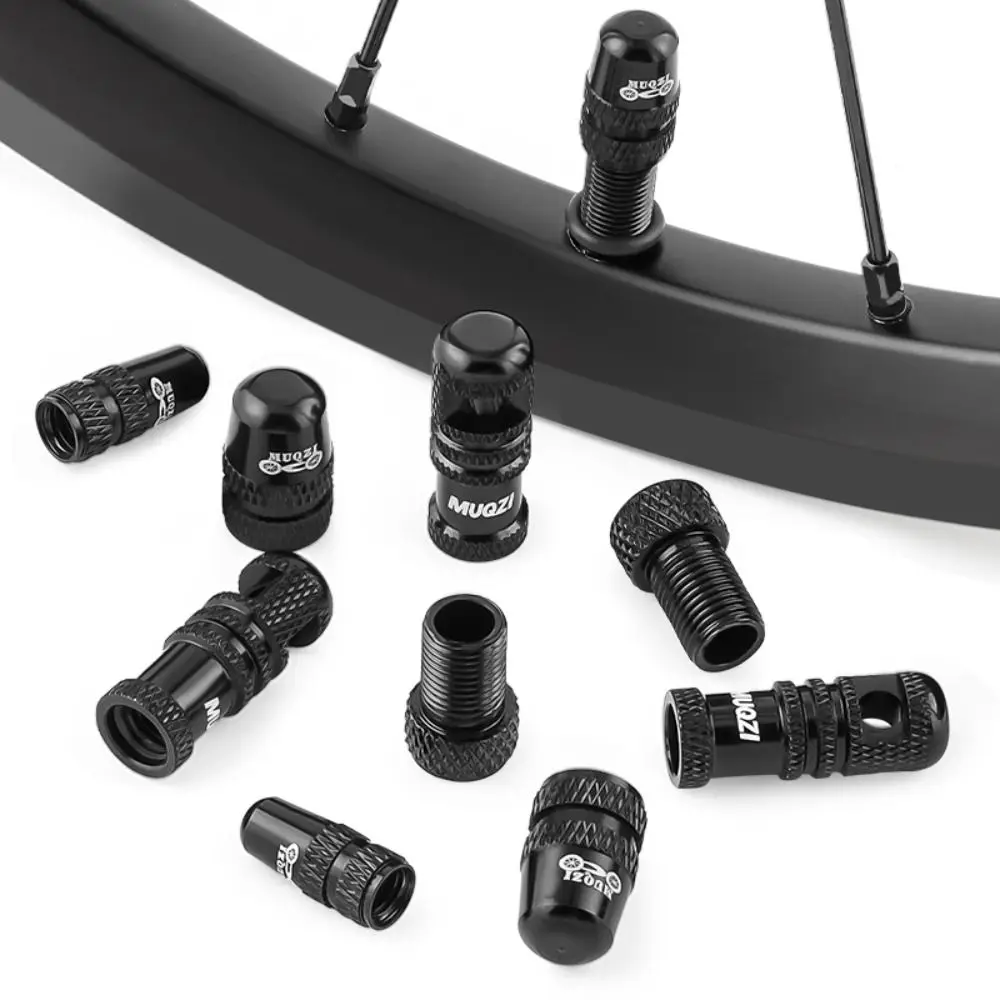 

Aluminium Alloy Presta Valve Stem Cap Set Strong Sealing Wear Resistant Tubeless Tire Valve Cap Set CNC Anti Corrosion