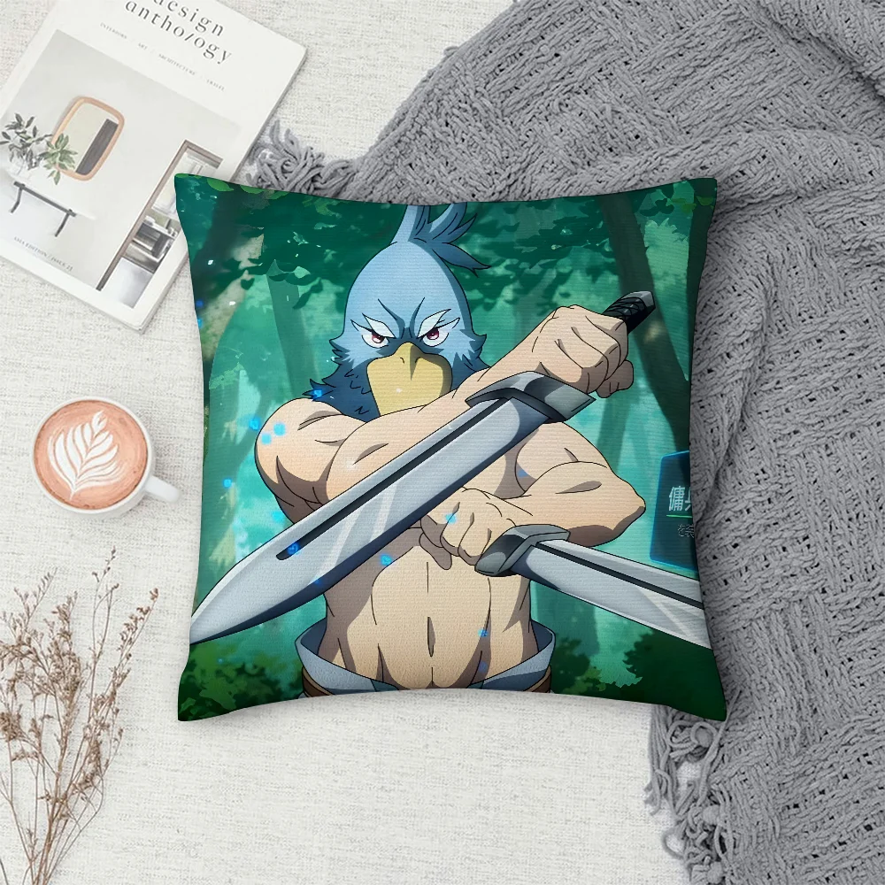 S-Shangri-La Frontier Pillow Case Sofa Decorative Home Double-sided Print Plush Square Throw Pillow Covers Cushion Decor Cover