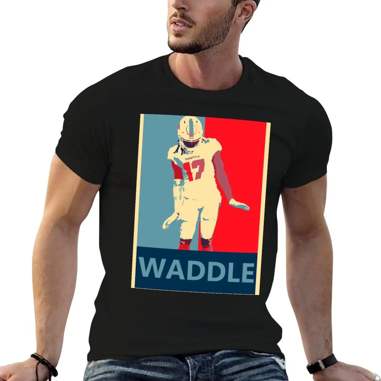 

Jaylen Waddle - The Waddle Dance T-Shirt t shirt man designer t shirt men 100% cotton luxury brand T-Shirt